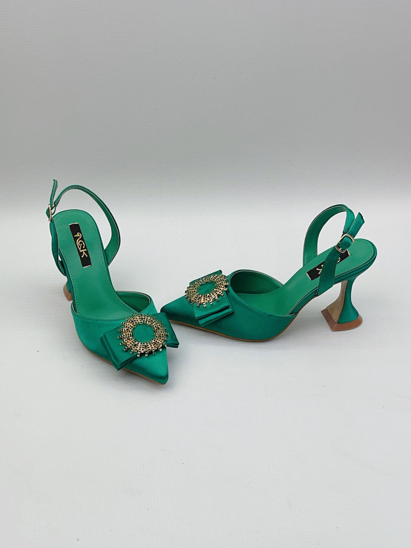 Pointed Closed Toe High Heel Sandals