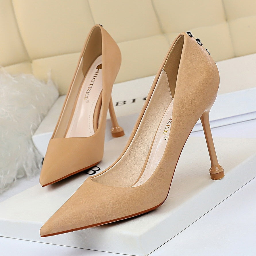 Elegant Pointed Toe High Heels Stiletto