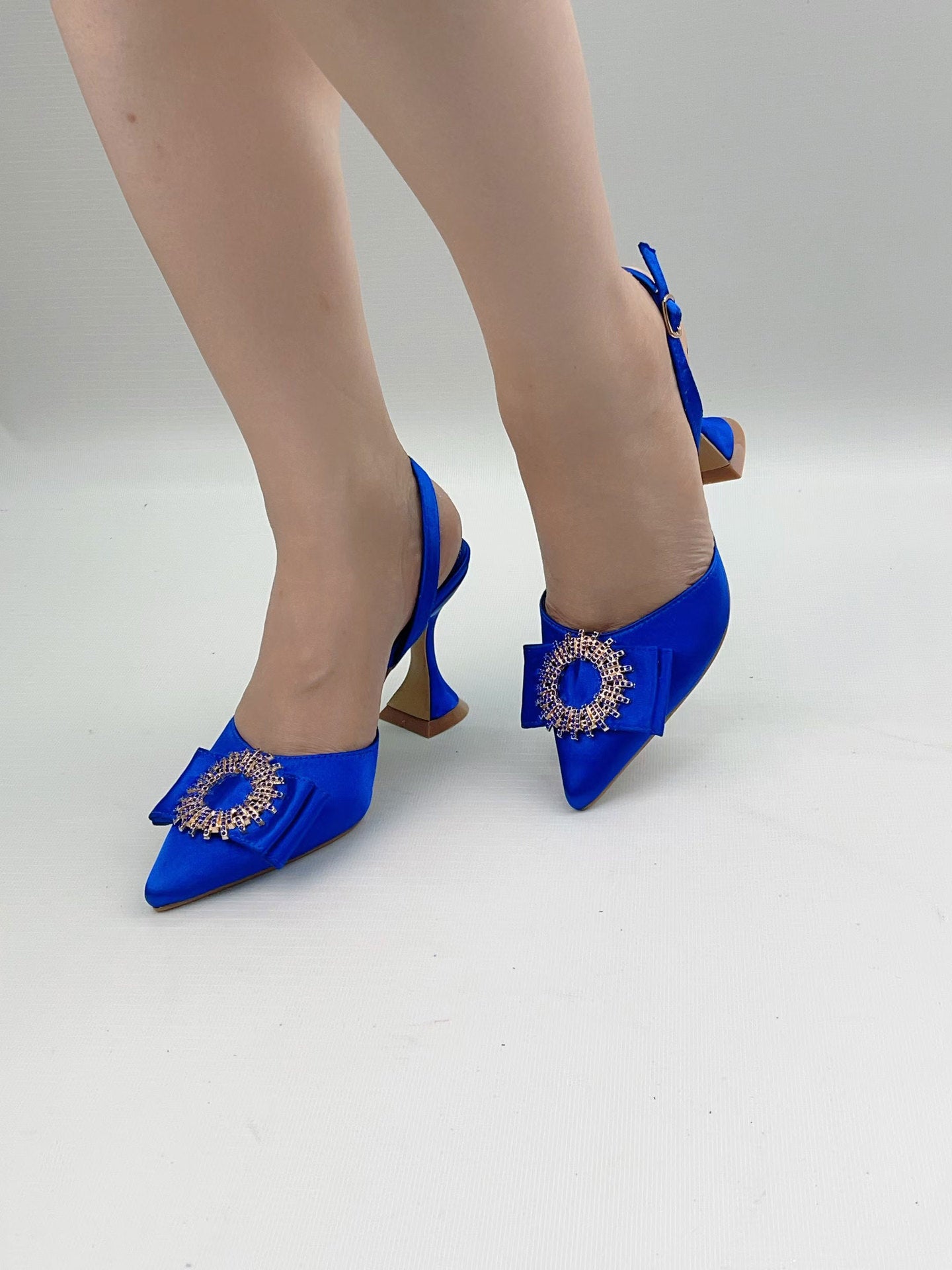 Pointed Closed Toe High Heel Sandals