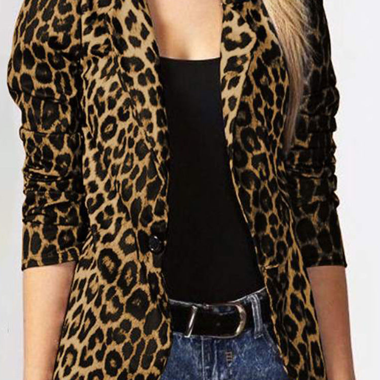 Leopard Print Women's Jacket