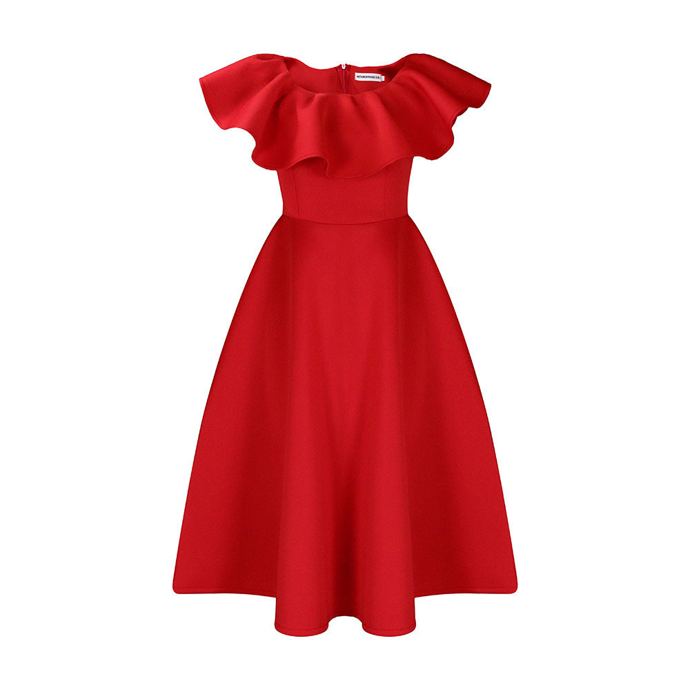 Elegant Ruffle Dress