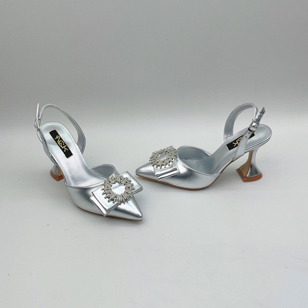 Pointed Closed Toe High Heel Sandals
