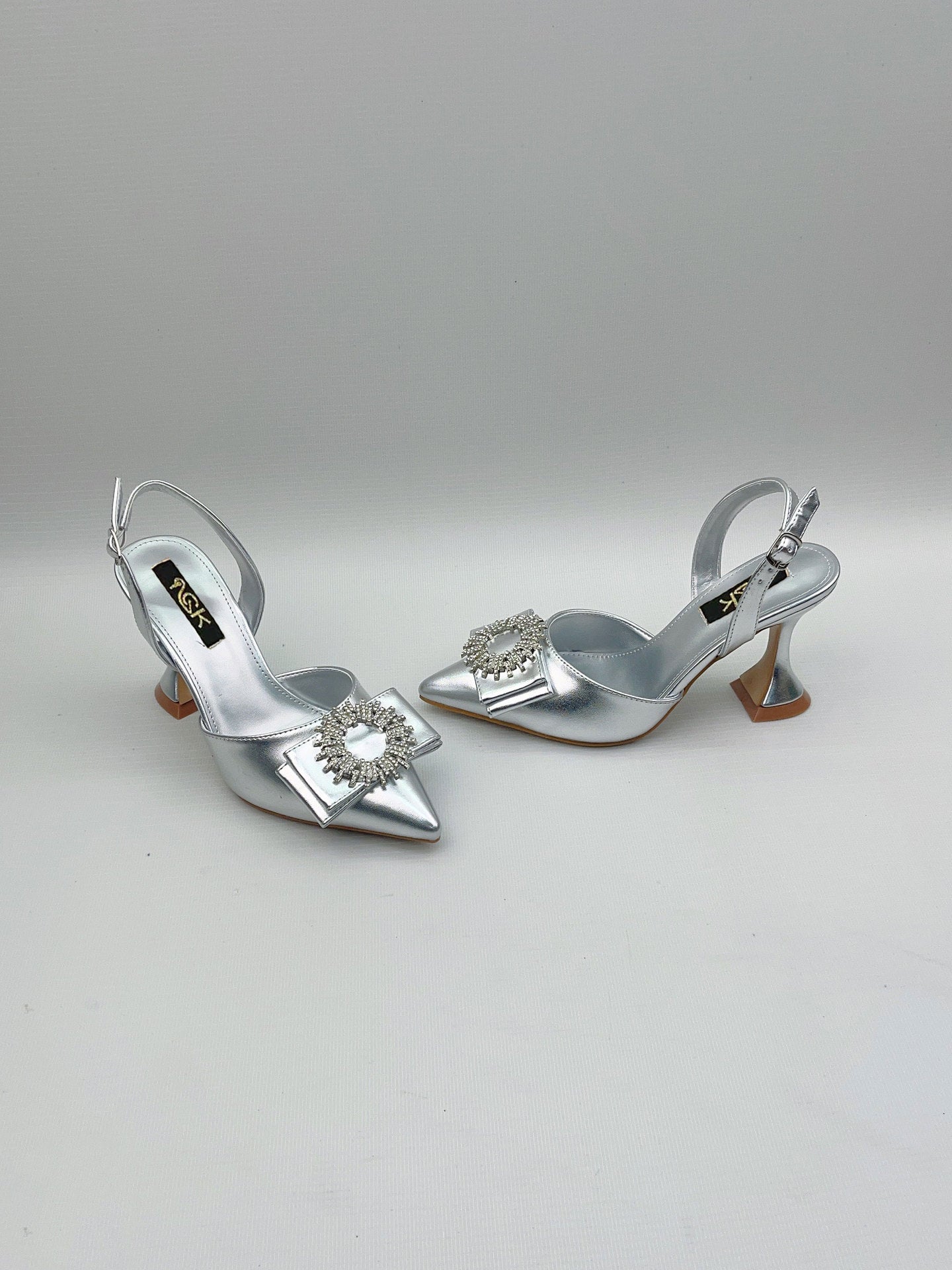 Pointed Closed Toe High Heel Sandals