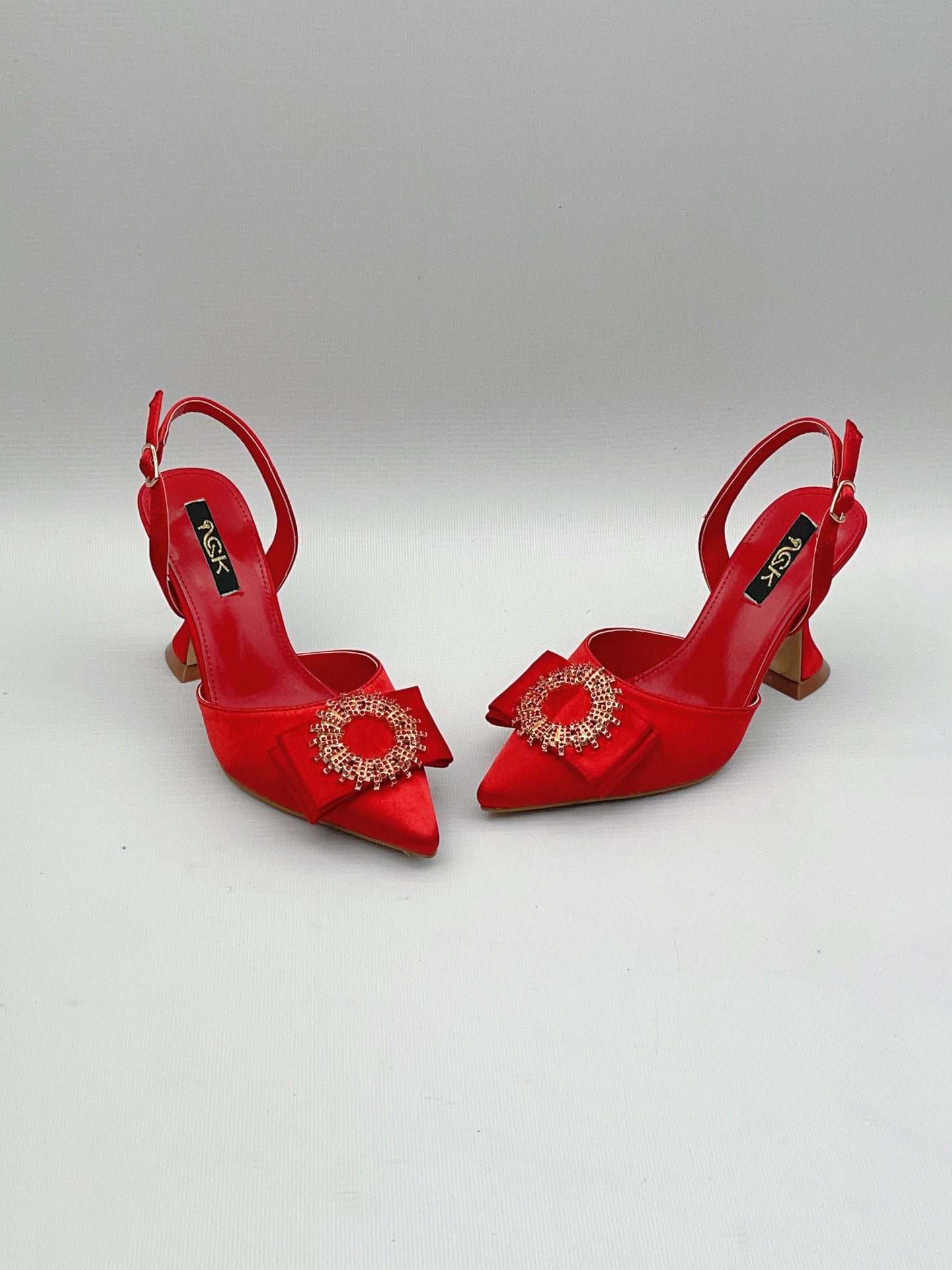 Pointed Closed Toe High Heel Sandals