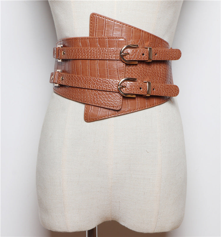 Wide Waist Female Decorative Belt