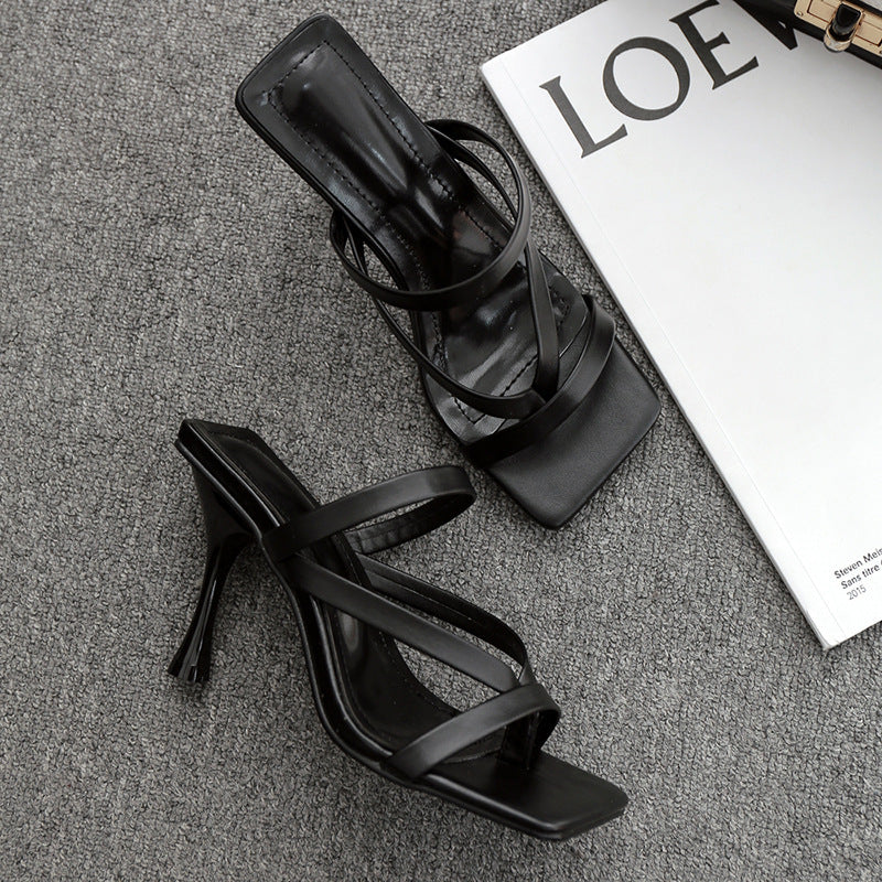 Elegant High-Heel Sandals