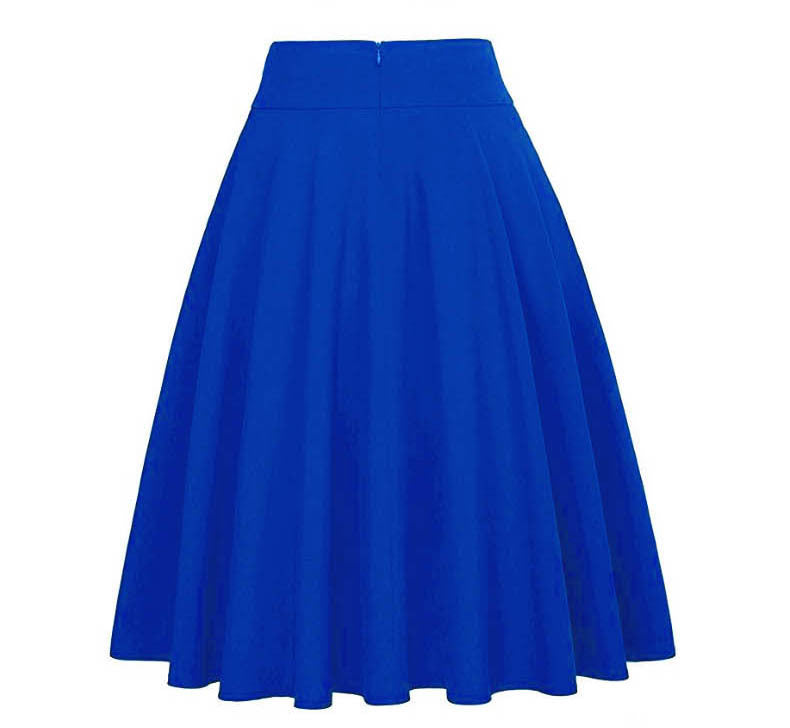 Women's bow waist flair skirt