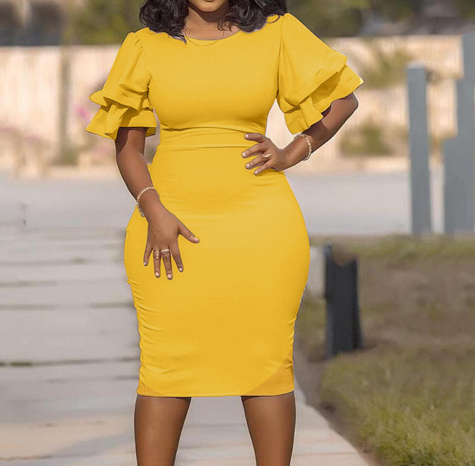 Plus Size One-step Dress