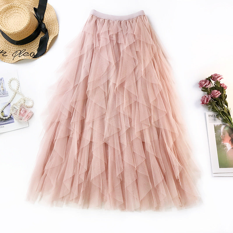 Trending High Waist Tulle Skirt