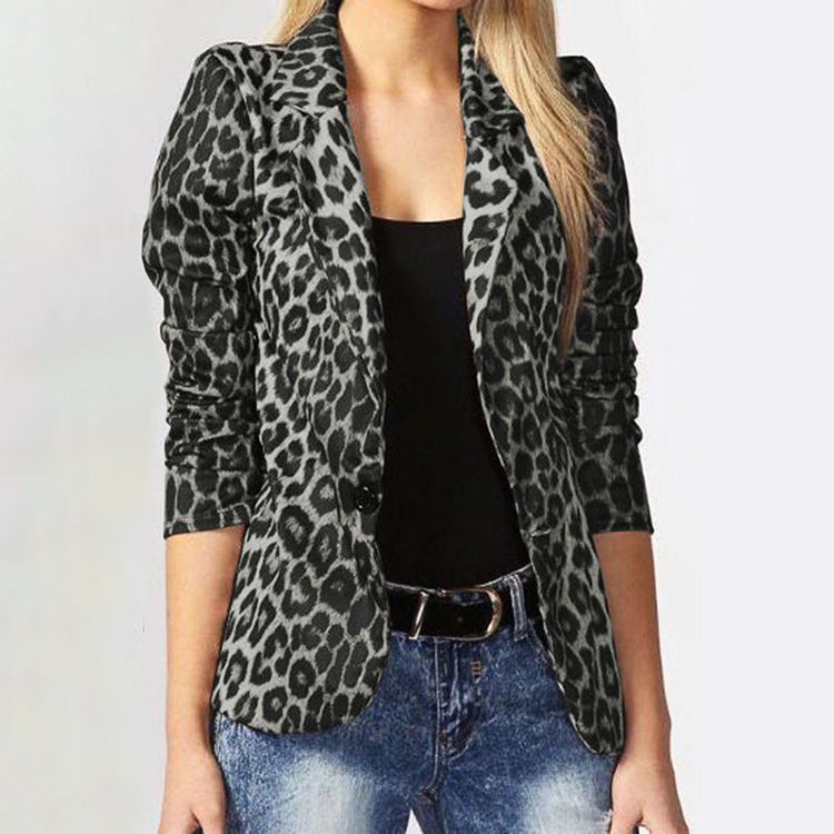 Leopard Print Women's Jacket