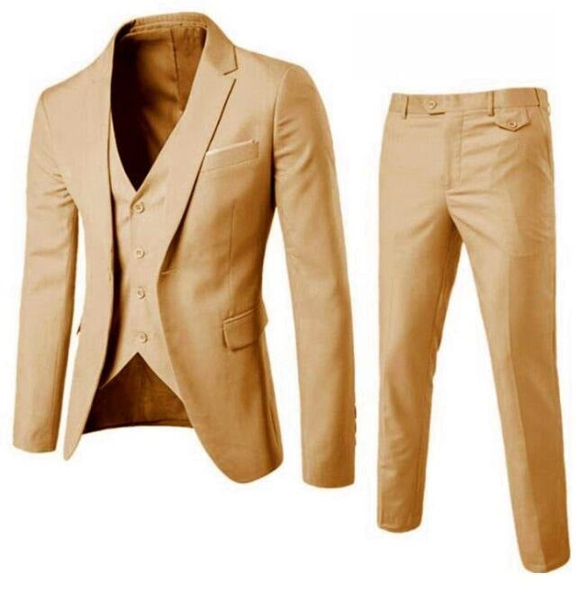 Men's 3 Piece Suits Set, Formal Wear