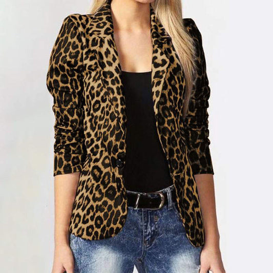 Leopard Print Women's Jacket