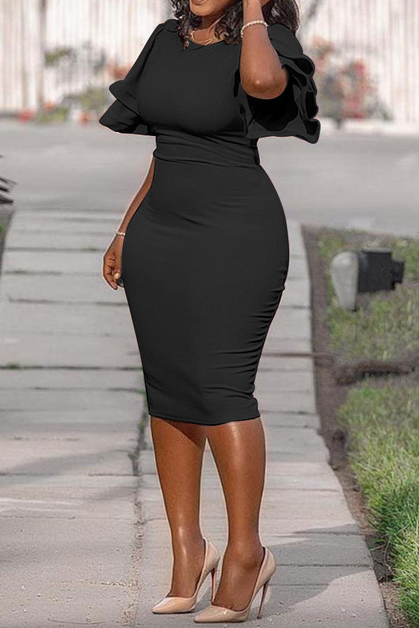 Plus Size One-step Dress