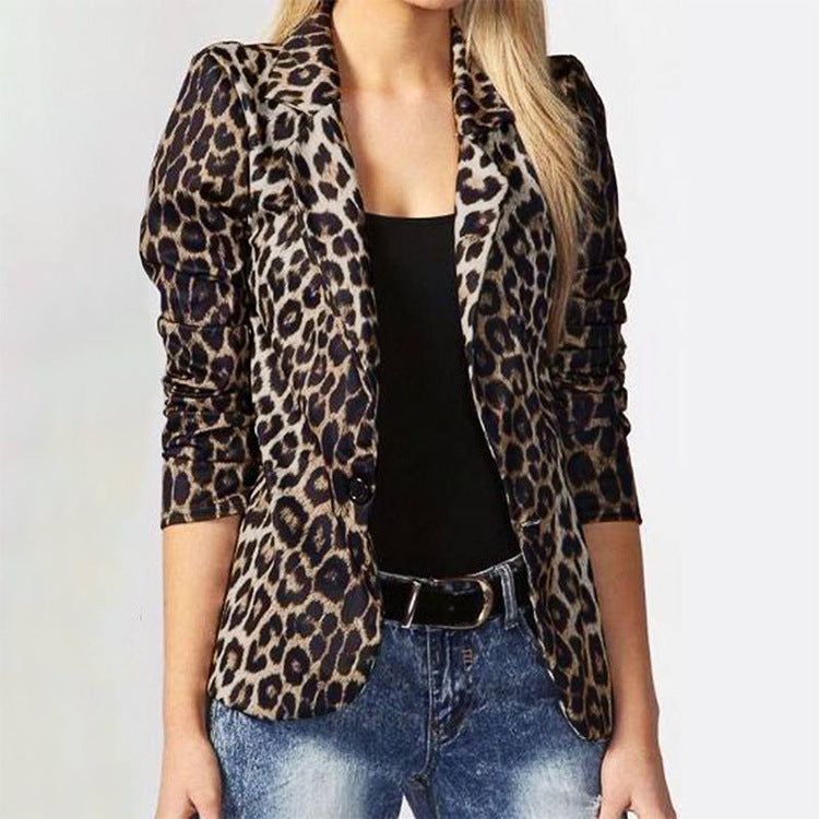 Leopard Print Women's Jacket
