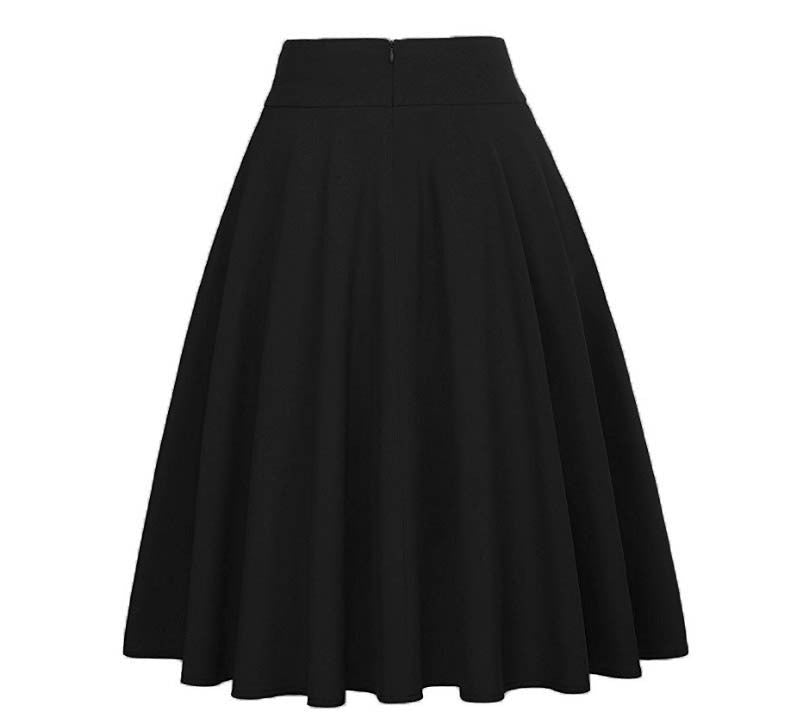 Women's bow waist flair skirt