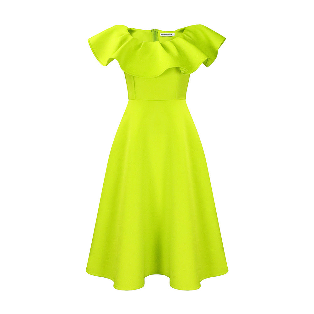 Elegant Ruffle Dress