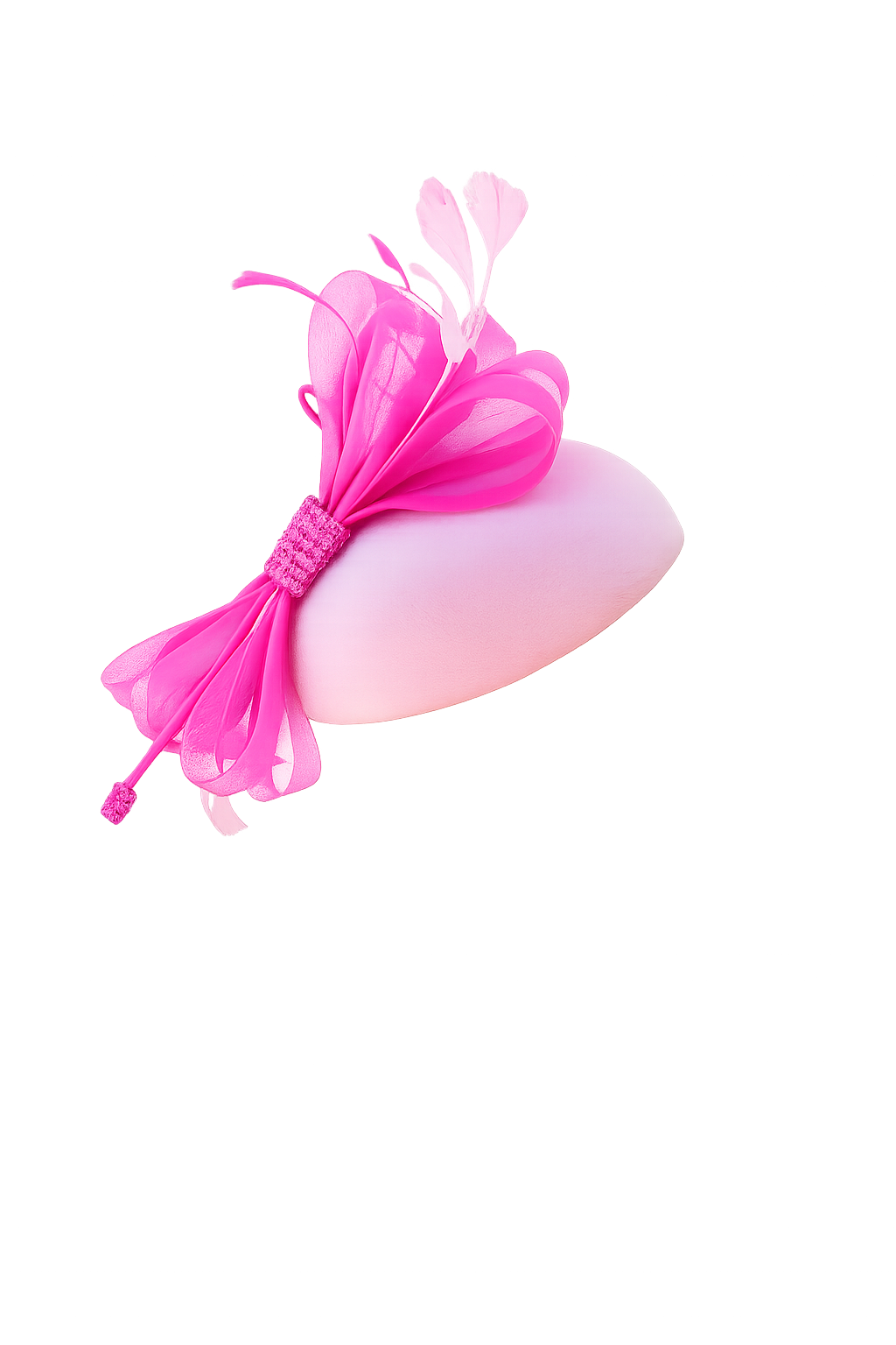 The "Peony Punch" Two-Tone Fascinator