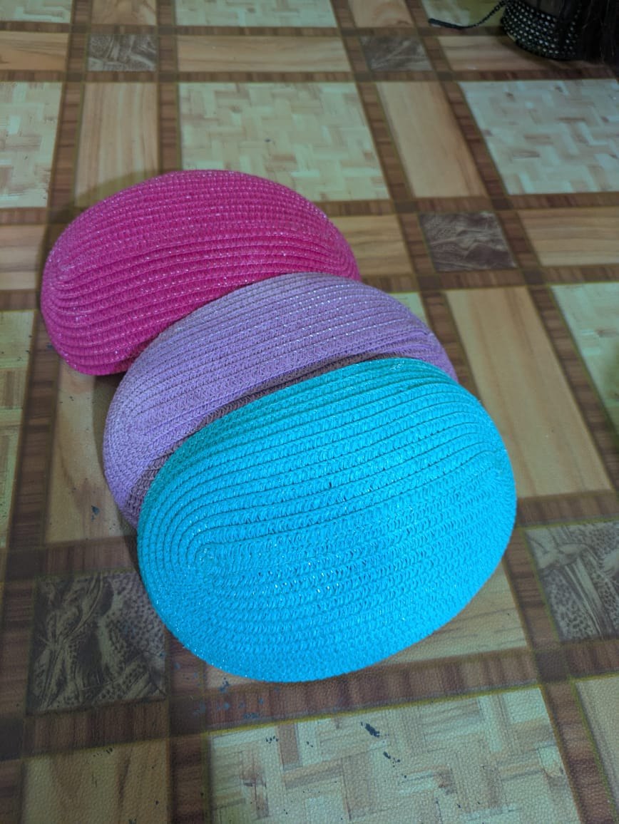 Oval Straw Fascinator Base