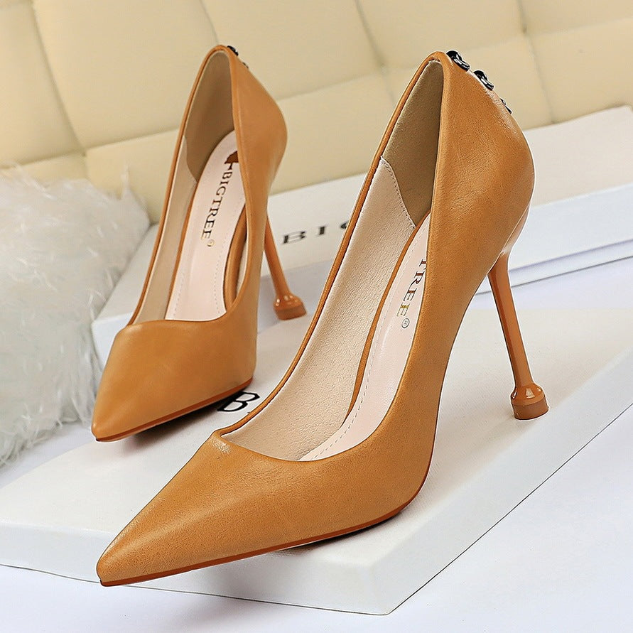 Elegant Pointed Toe High Heels Stiletto