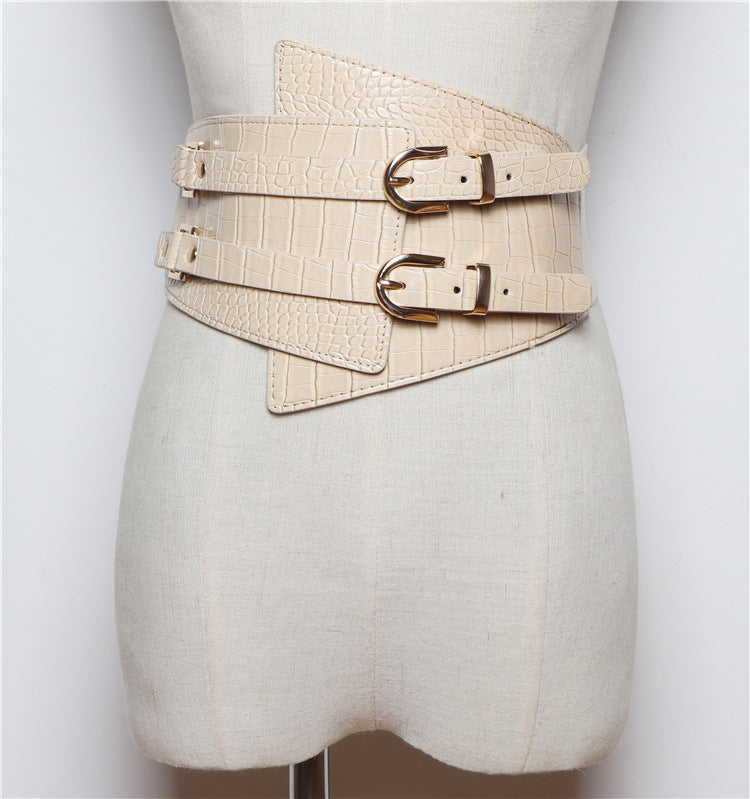 Wide Waist Female Decorative Belt