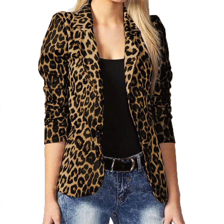 Leopard Print Women's Jacket