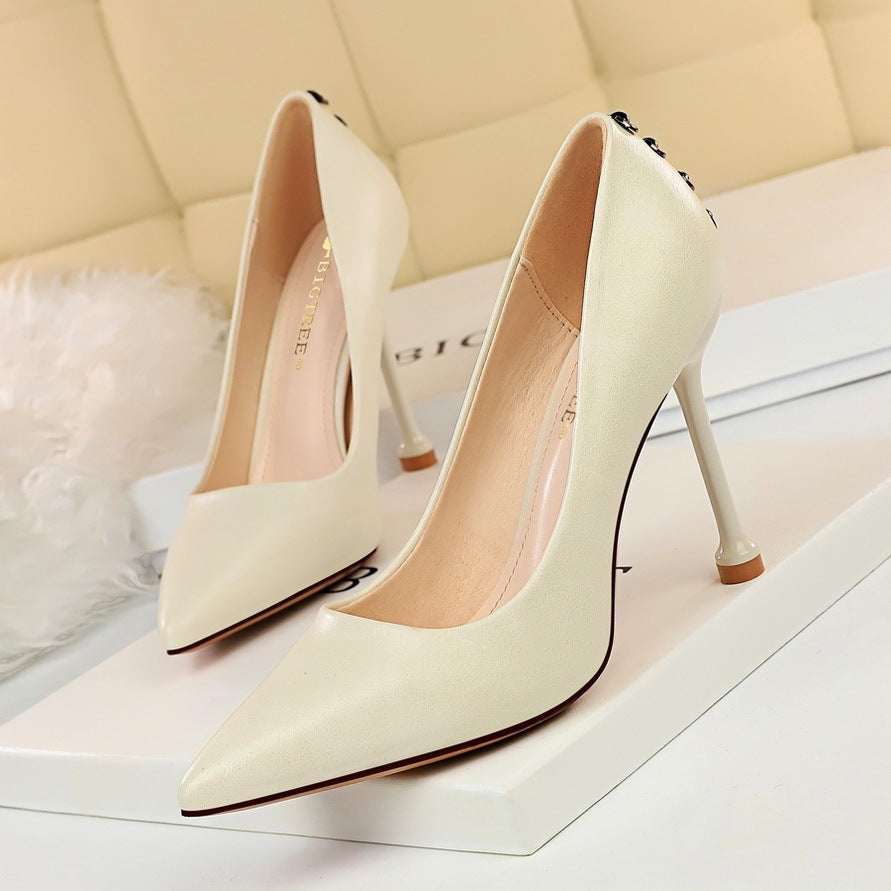 Elegant Pointed Toe High Heels Stiletto