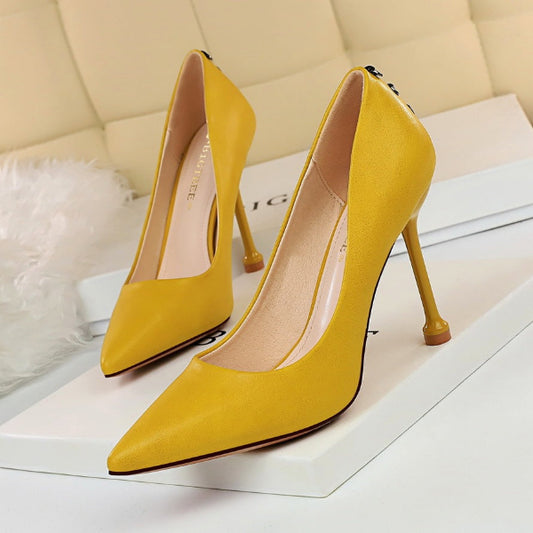 Elegant Pointed Toe High Heels Stiletto