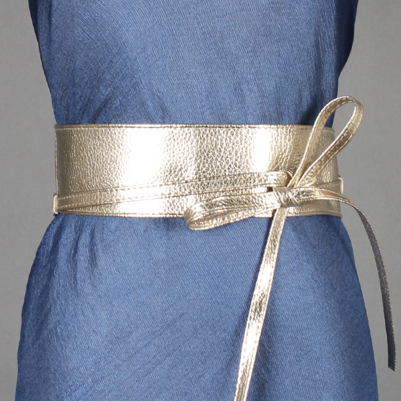 Dress Belt Ladies Clothing Accessories Wide Ribbon Bow