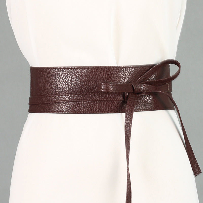 Dress Belt Ladies Clothing Accessories Wide Ribbon Bow