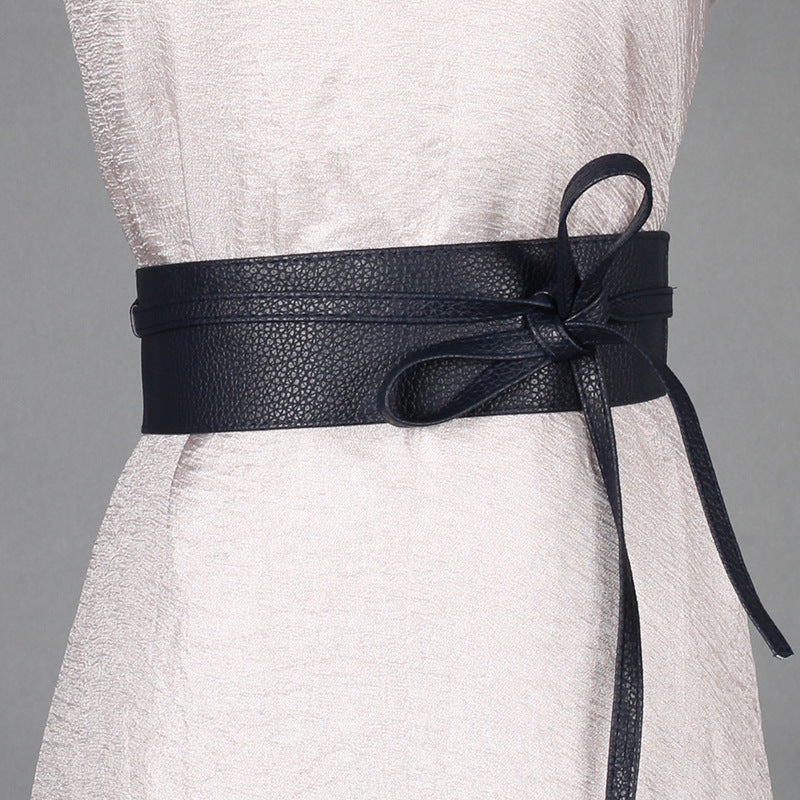 Dress Belt Ladies Clothing Accessories Wide Ribbon Bow